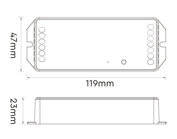 Mi-Light PZ2 2 in 1 LED Controller Max 20A (Zigbee 3.0 + 2.4G + Push) - Image 3