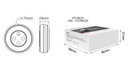 Mi-light S1-B 2.4G Sunrise Remote White - Image 5