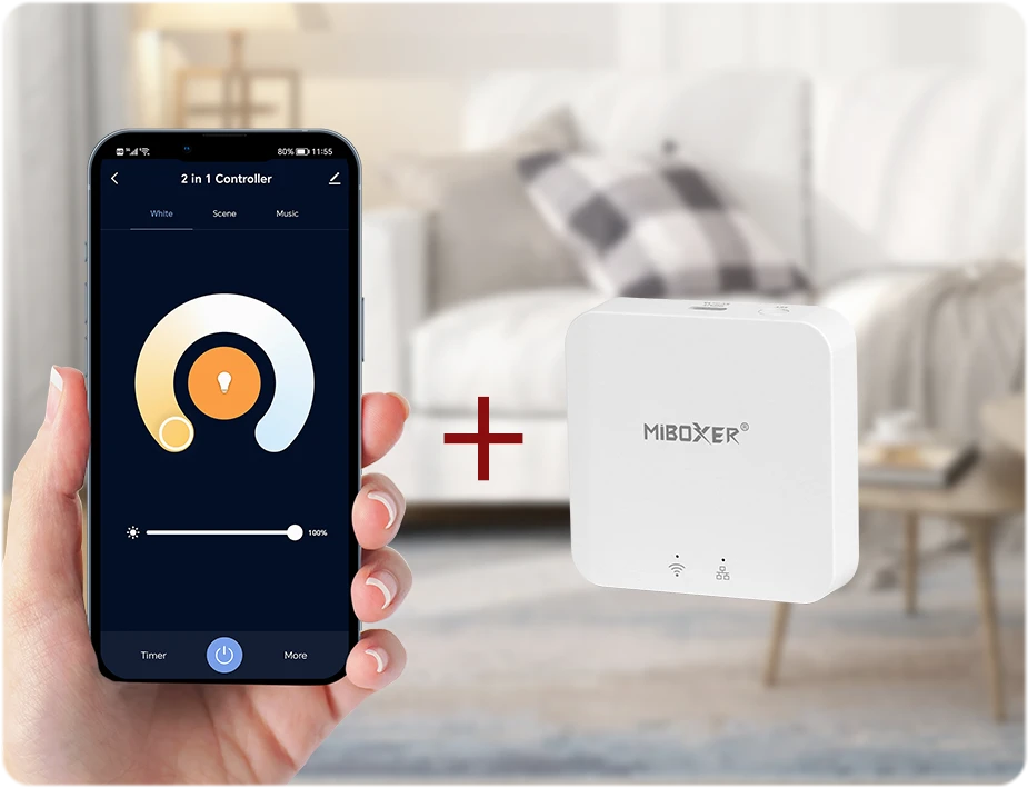 Mi-Light SZ2 2 in 1 LED Controller (Zigbee 3.0 + 2.4G) - Image 4