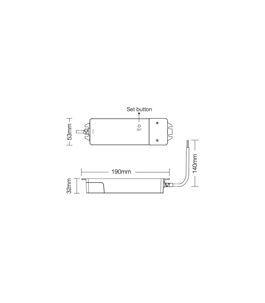 Mi-Light WL3-P75 75W WiFi RGB controller with built-in power supply (Wi-Fi + 2.4G) - Image 4