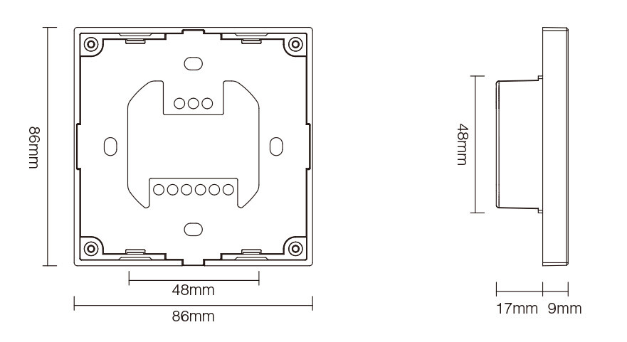 Mi-Light X2 DMX512 Master Color Temperature (DMX512) - Image 5