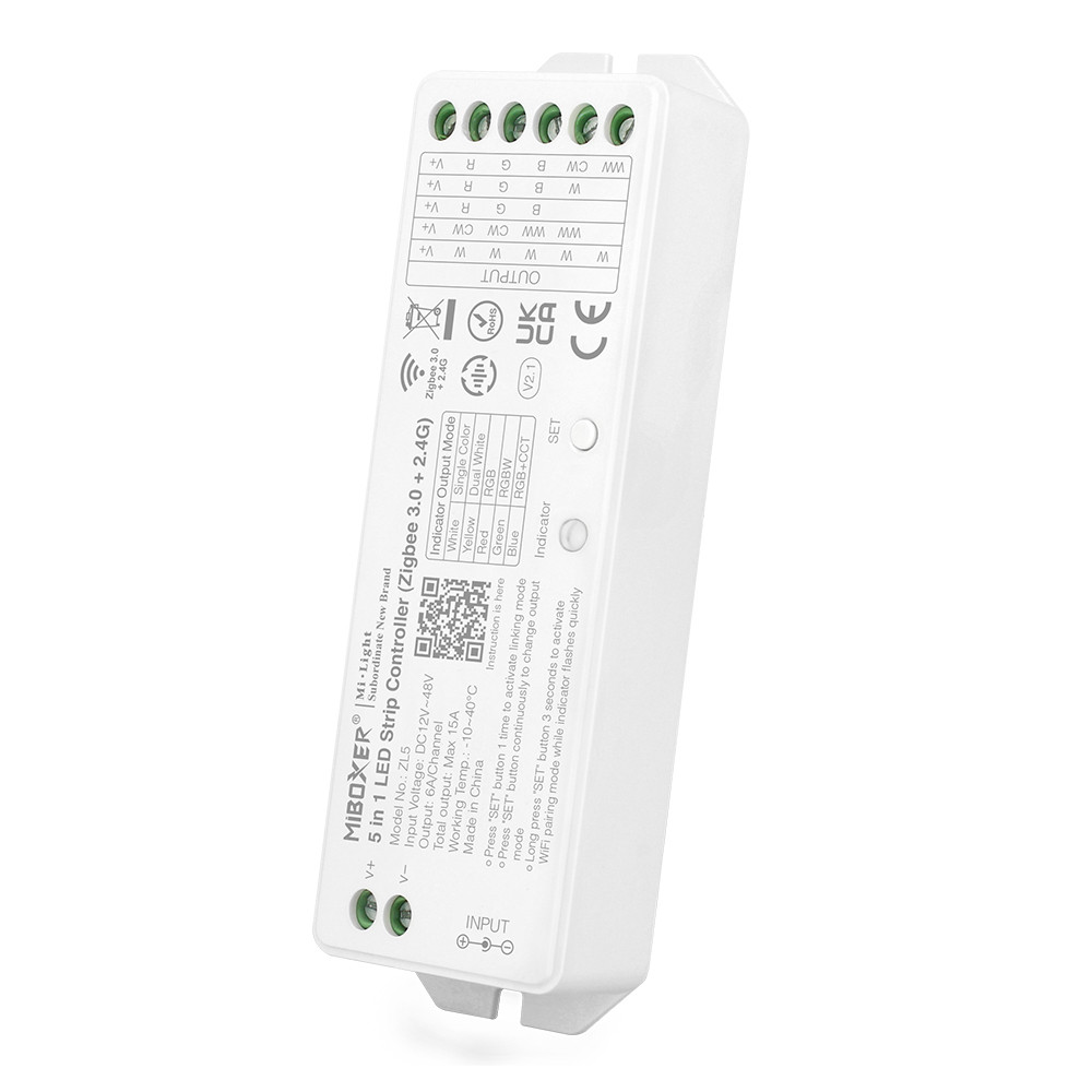 Mi-Light ZL5 5 in 1 LED Strip Controller (Zigbee 3.0 + 2.4G + DMX512) - Image 2