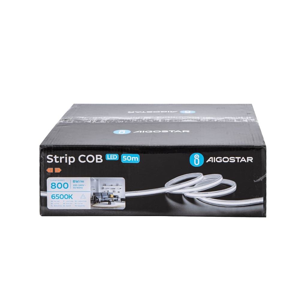 Outdoor COB LED strip 6500K 230V DC IP65 - Image 6