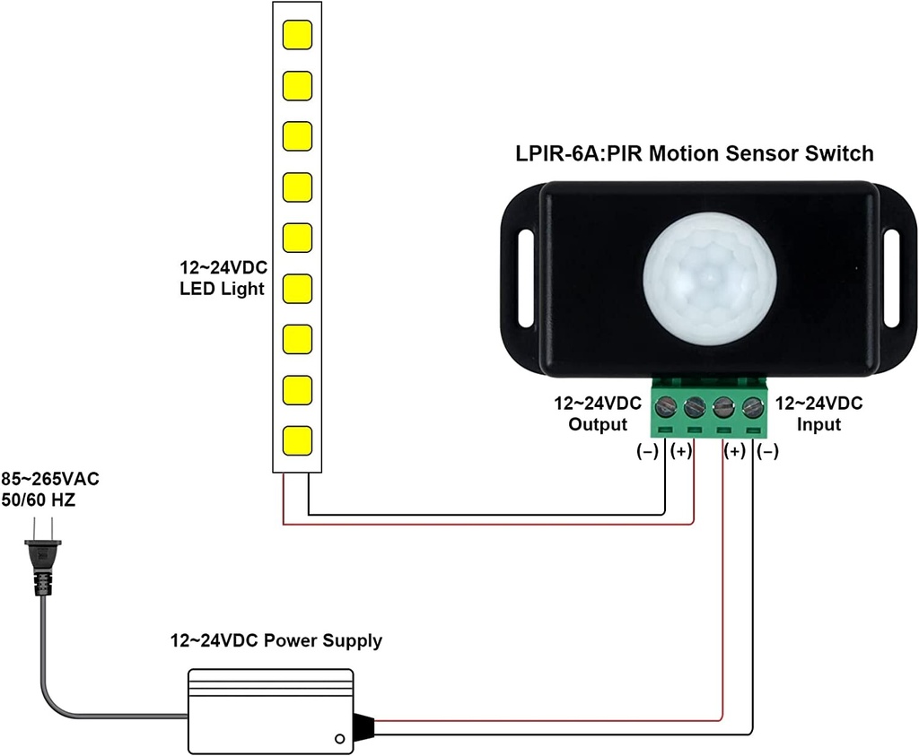 Pir sensor 12-24V - Image 5