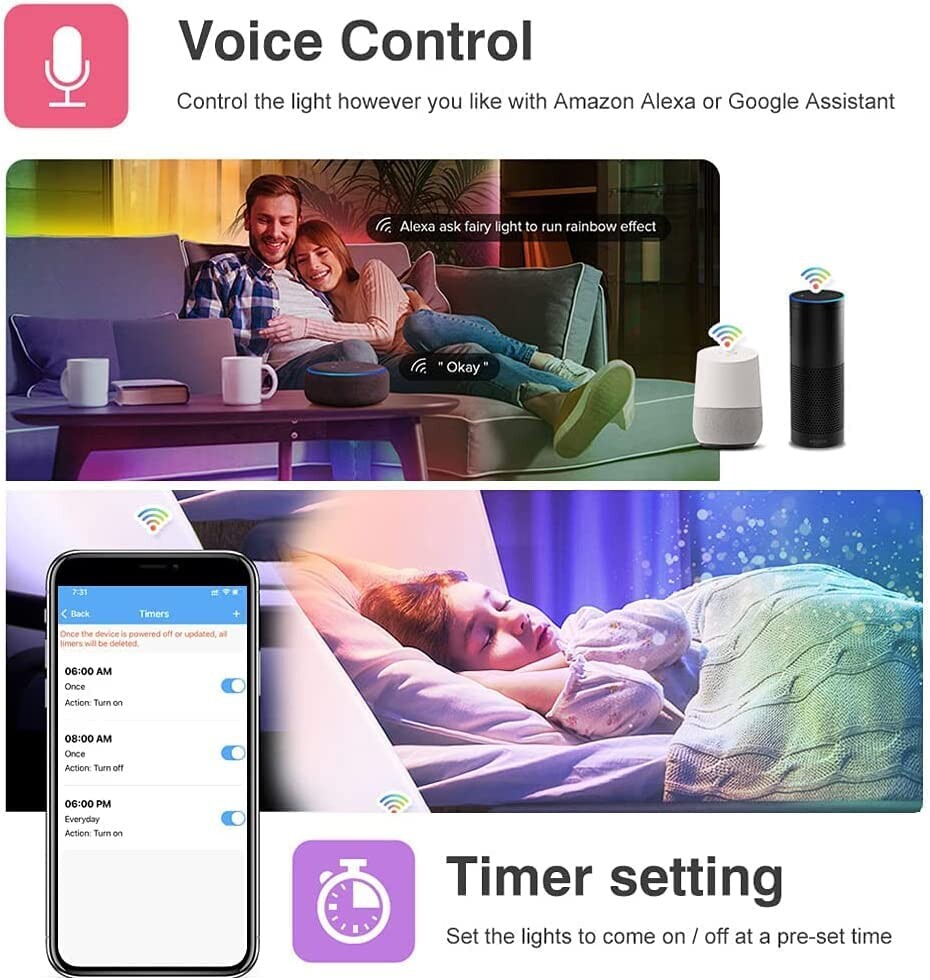 Pixel LED controller with WiFi, music control and 28 button remote - Image 4