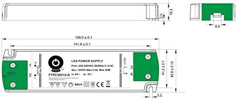 Power supply 12V, 30W, 2,5A, Dimmable - Image 2