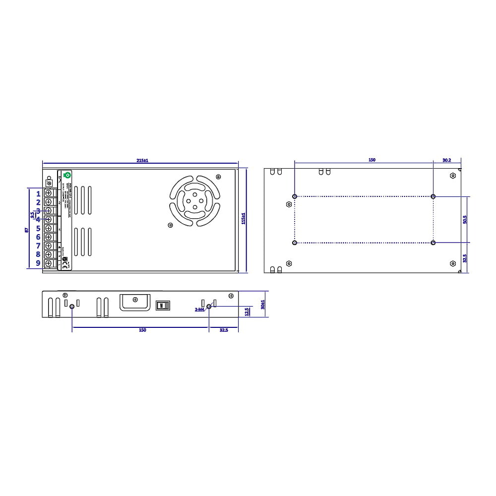 Power supply 24V 350W, 14,6A - Image 5