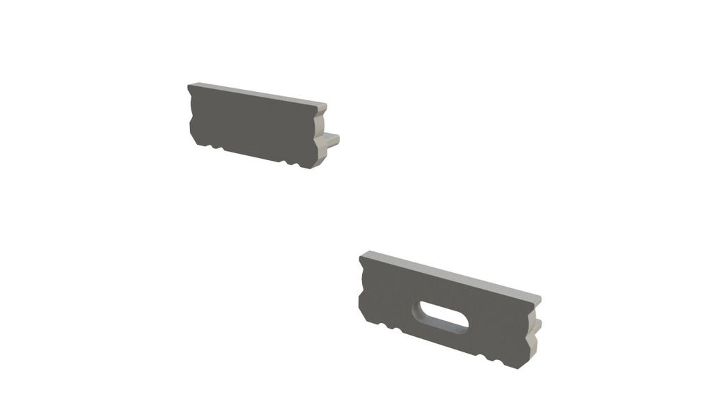 End Cap For LED Strip Fixture