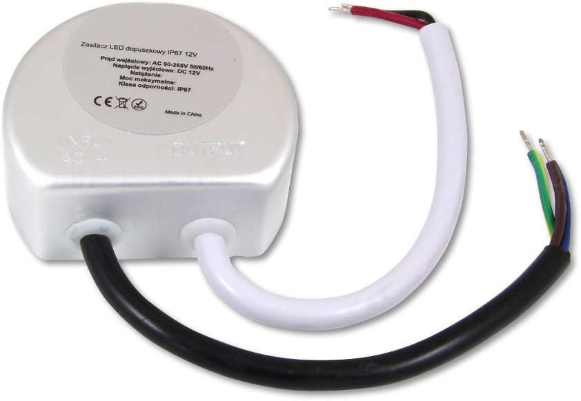 Virtalähde 12V, 20W, IP67