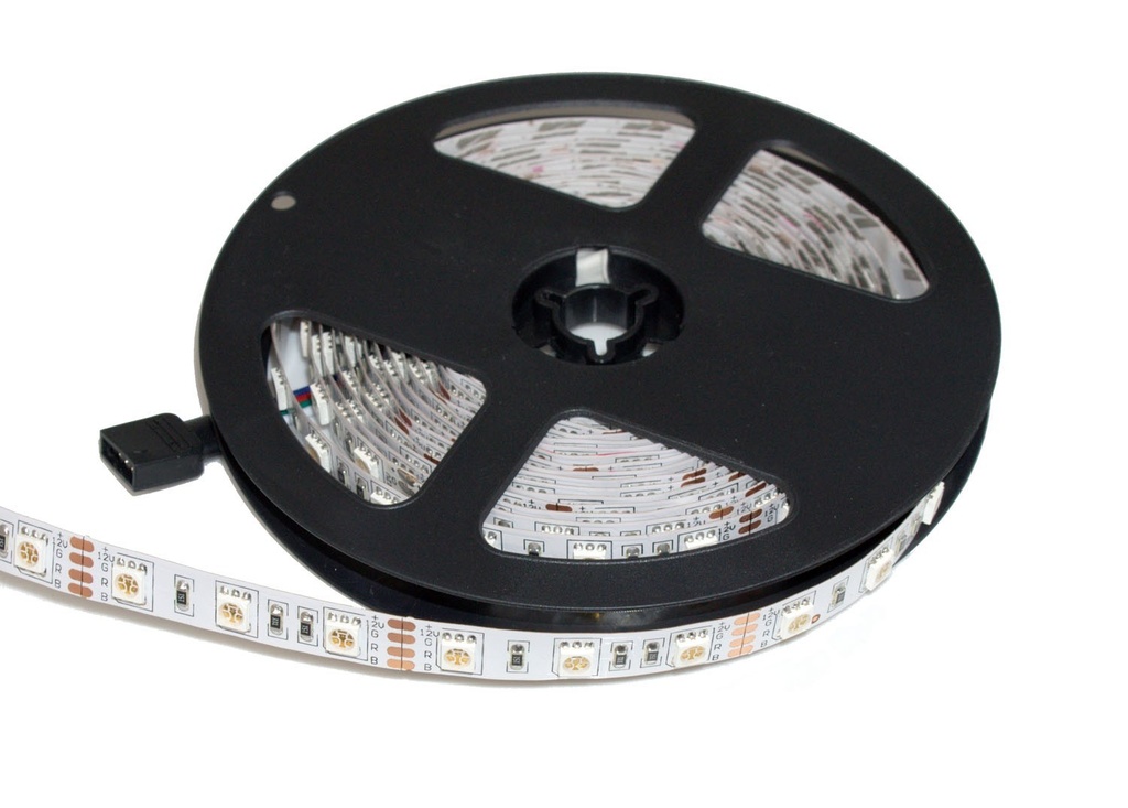 Led-nauha sisätilohin, RGB, 5m, IP20
