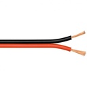 Kabel rød og sort 2 ledere 0,50mm²