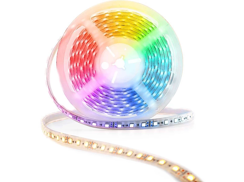 LED Strip 12V 22W 30LED RGB+W 2700K IP65 5m WIFI TUYA + IR