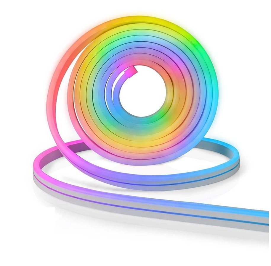 Avide LED Neon Strip RGB 12V with Remote 5m