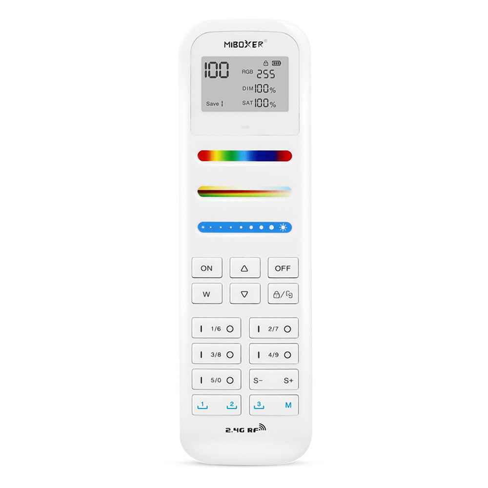Mi-Light FUT100 100-alueen RGB+CCT-kaukosäädin