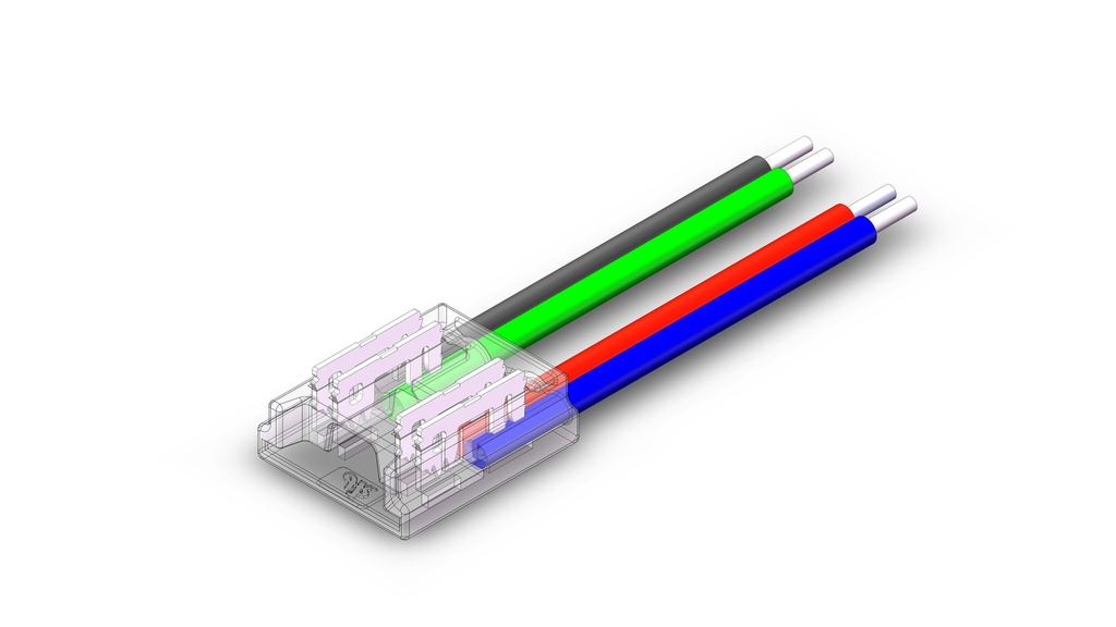 RGB List till kontroller RGB COB 4pin 10mm