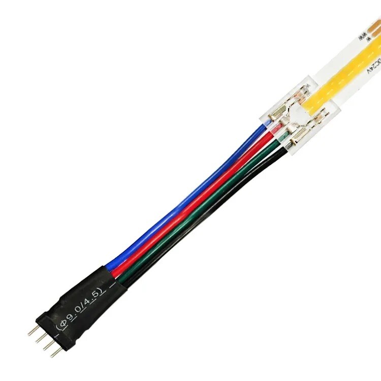 Nauhasta ohjaimelle RGB COB 4pin 10mm