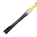 Nauhasta ohjaimelle RGB COB 4pin 10mm