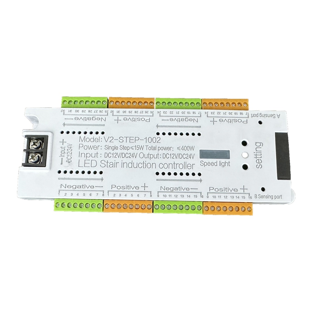 Stair light controller with motion sensor 32 steps
