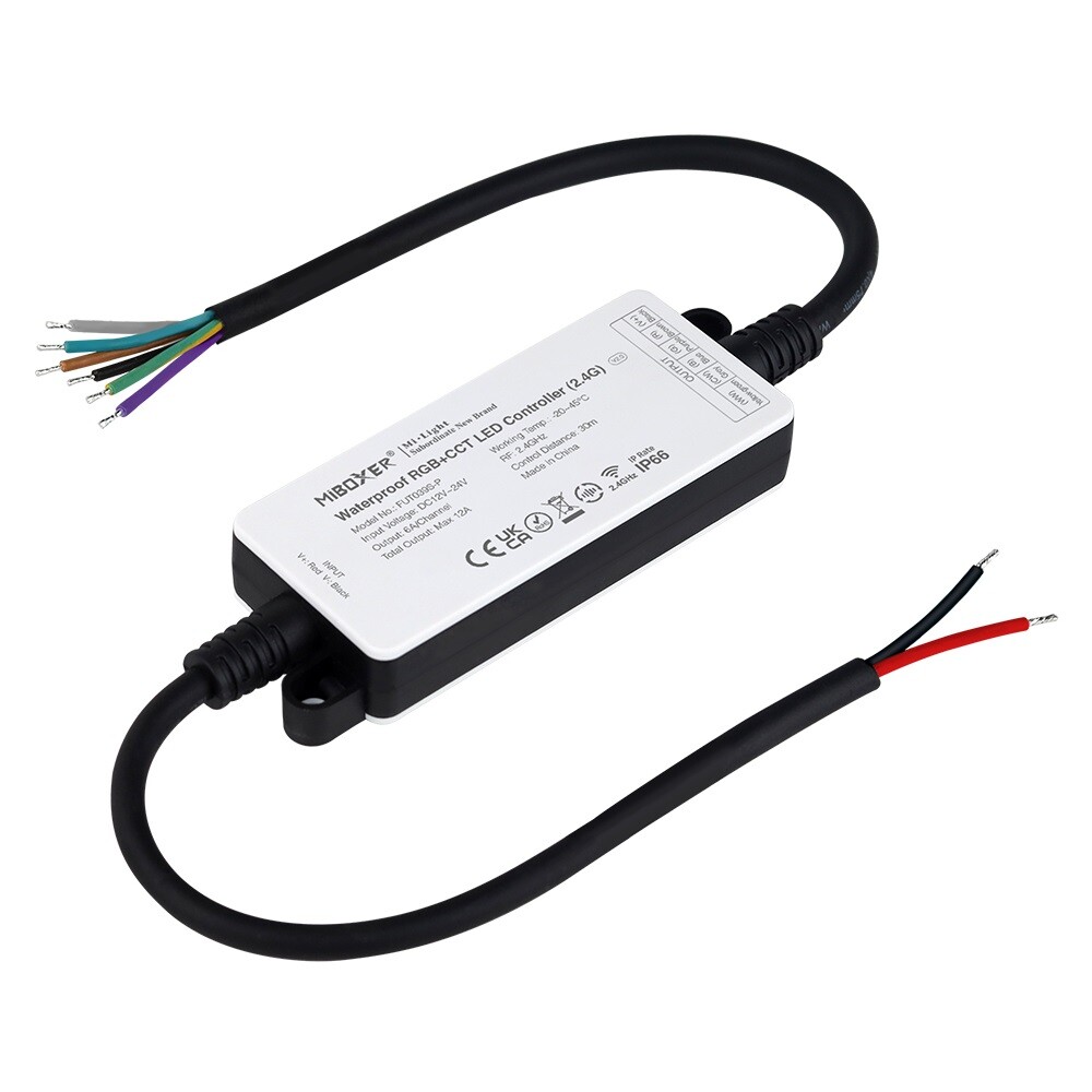Mi-Light FUT038S-P Vedenkestävä RGB+CCT LED-ohjain
