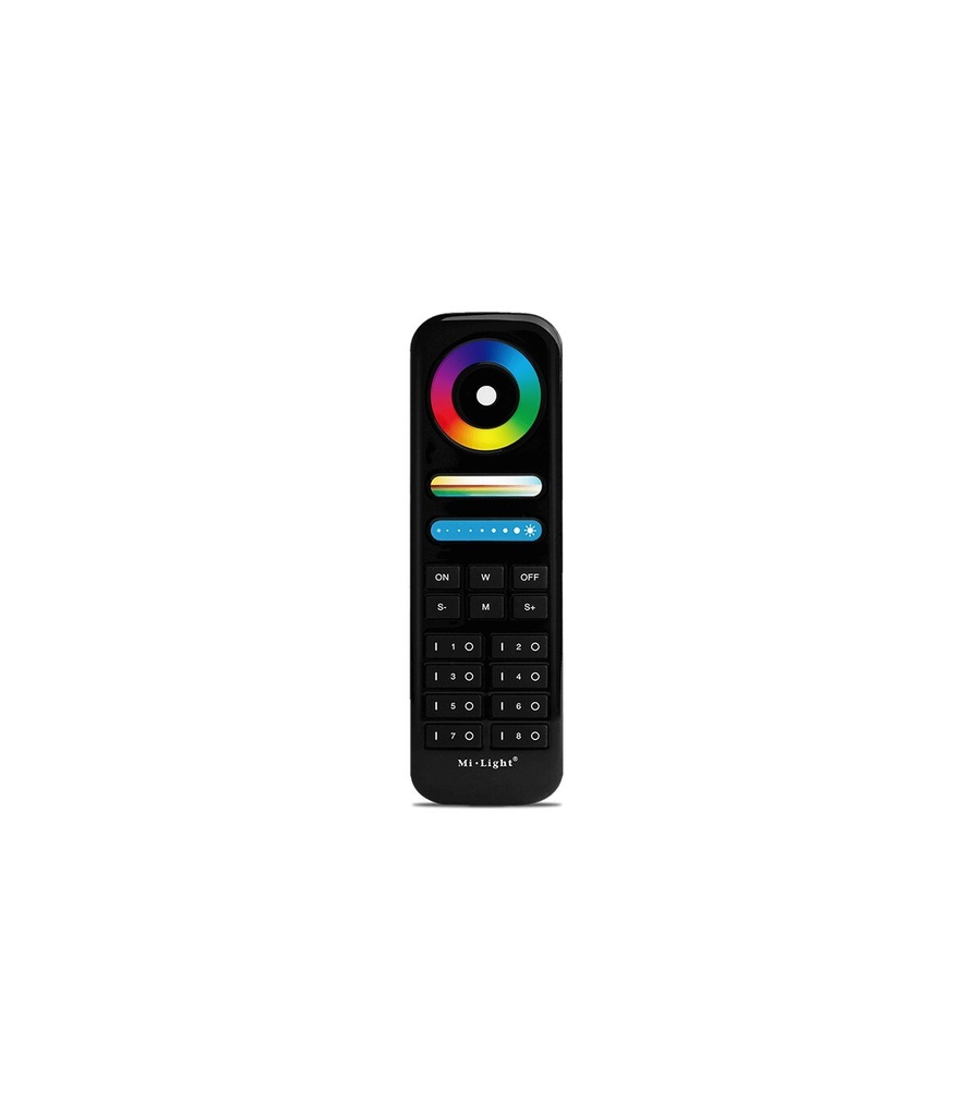 Mi-Light FUT089-B RGB+CCT fjärrkontroll 8 zoner (2.4G)