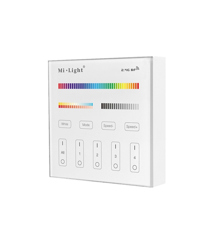 Mi-light B4 4-alueen paneelikaukosäädin RGB+CCT (2.4G)