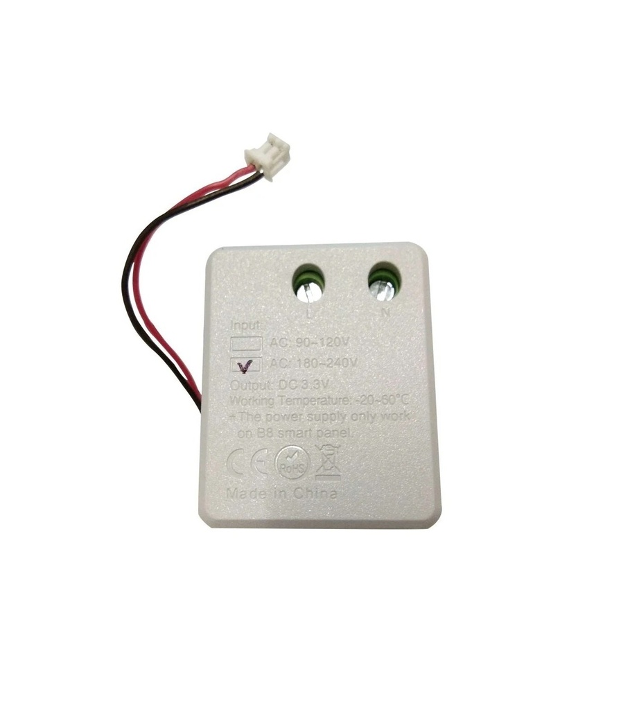 Mi-Light seinäpaneelin virtalähde 180-240V adapteri B8P