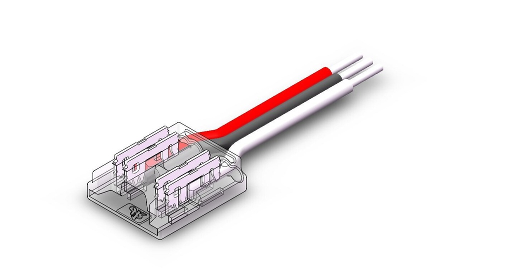 Nauhasta ohjaimelle 3pin CCT COB 10mm