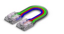 Nauhasta nauhaan silta RGB COB 4pin 10mm