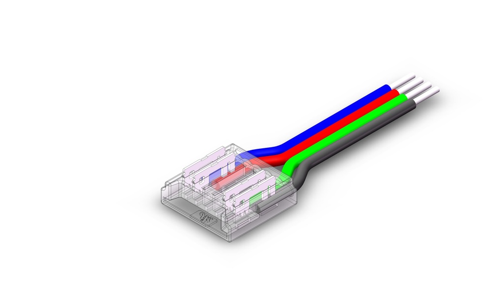Nauhasta ohjaimelle RGB SMD 4pin 12mm
