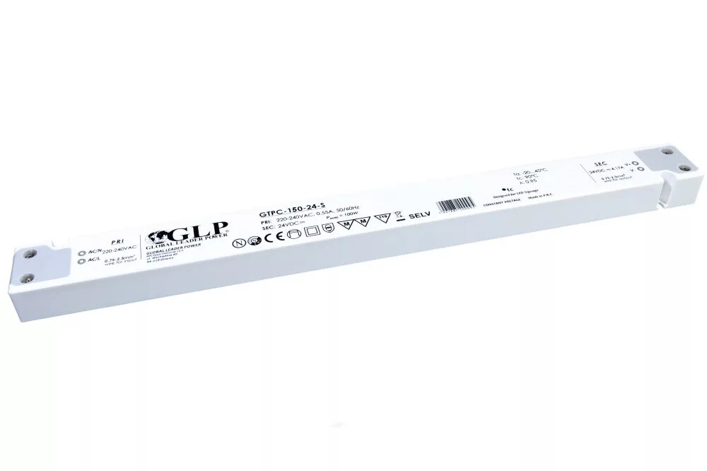 Transformer 24V konstant spænding Slim 150W