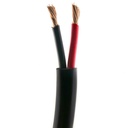 Cable red/black sheathed black 2 conductors 2,5mm² 100m