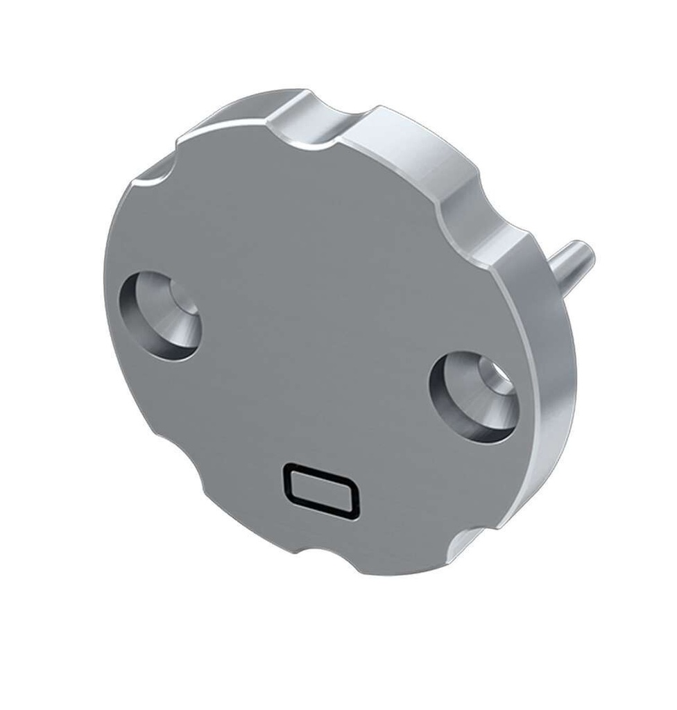 Ändlock COSMO 2i1 silverlackerad