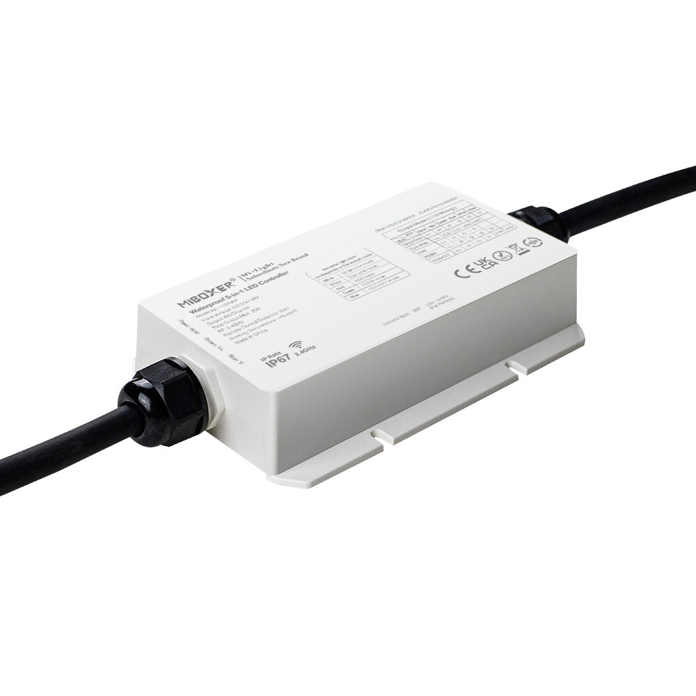 Mi-Light LS2-WP Vattentät 5-i-1 LED kontroller (2,4 GHz)