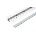 PVC profil 50x12 för inspackling, gips vägg 2m