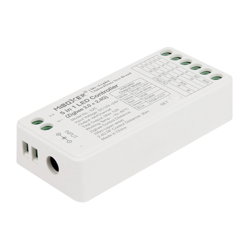 Mi-Light SZ5 5 in 1 LED ohjain (Zigbee 3.0+ 2.4G)