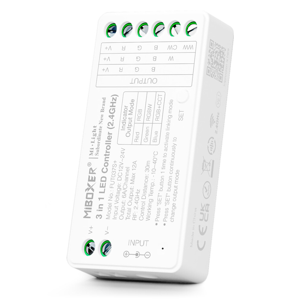 Mi-light SR5 (FUT037S+) 5 in 1 LED Controller (2.4GHz, DMX512)