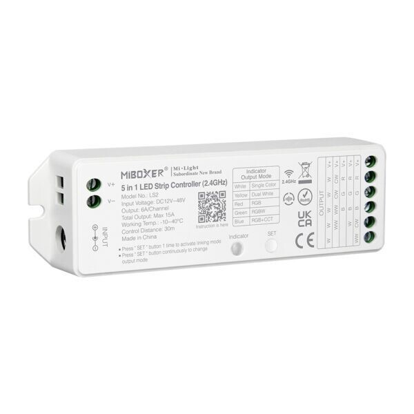 Mi-Light LS2 5-i-1 LED Strip Controller (2.4GHz DMX512)