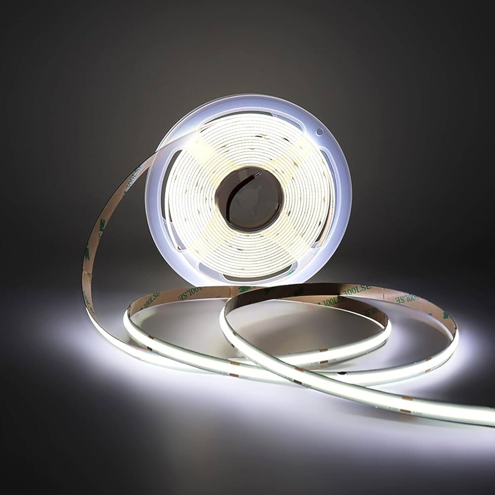 COB LED strip 6000K, 14W/m 24V, løbende meter
