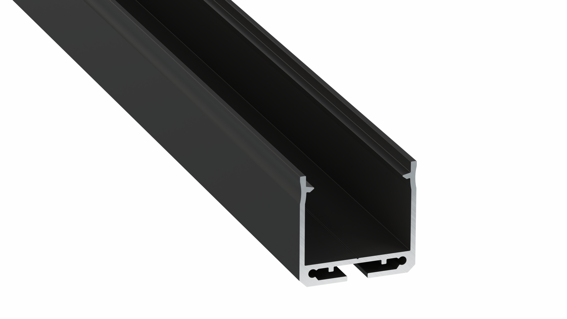 Profilfarve: Dileda lacquered black (RAL9005 mat)