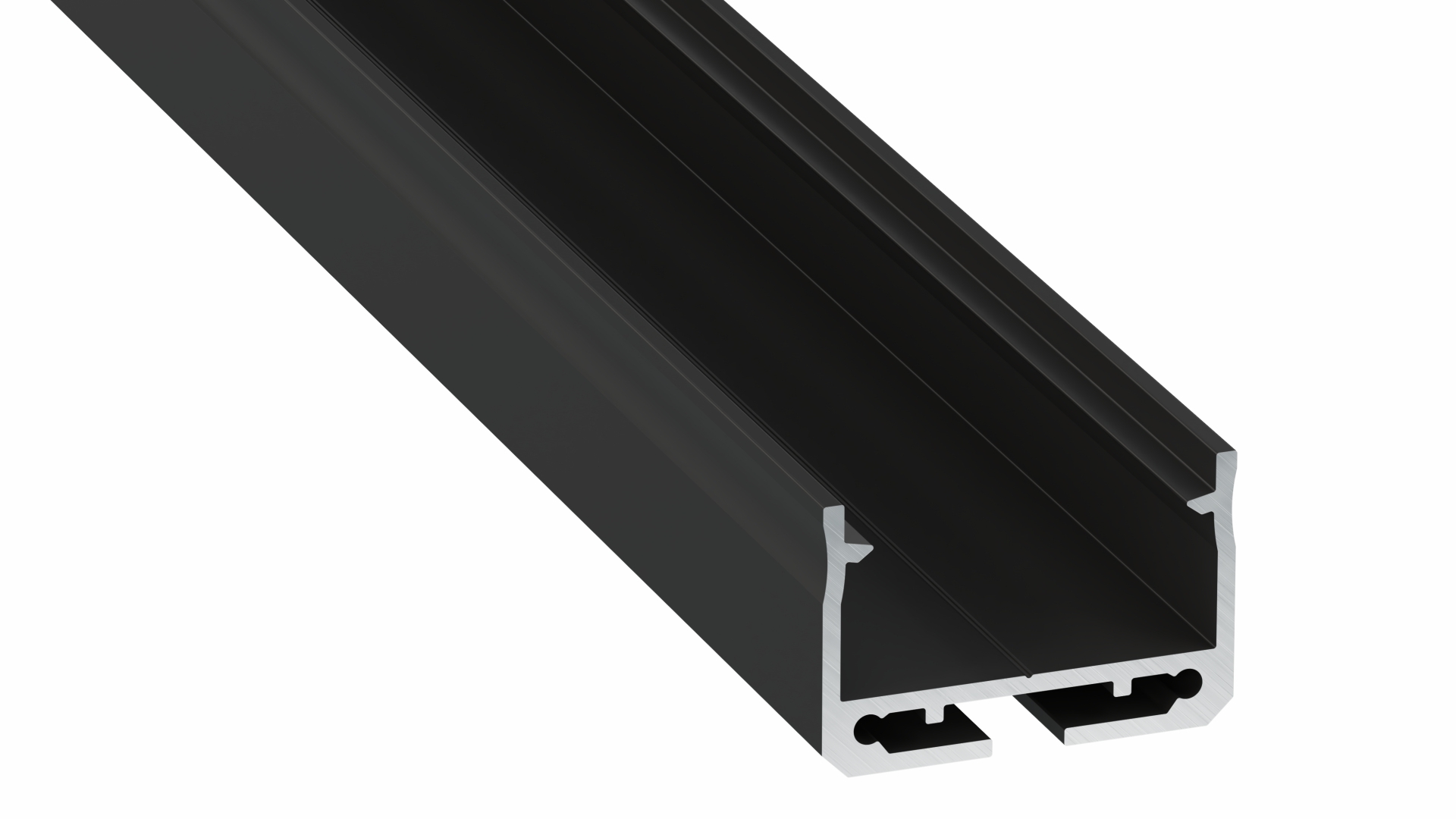 Profilfärg: Sileda lacquered black (RAL9005 mat)