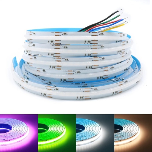 [032219] COB LED-nauha 24V RGB+CCT 12mm IP20