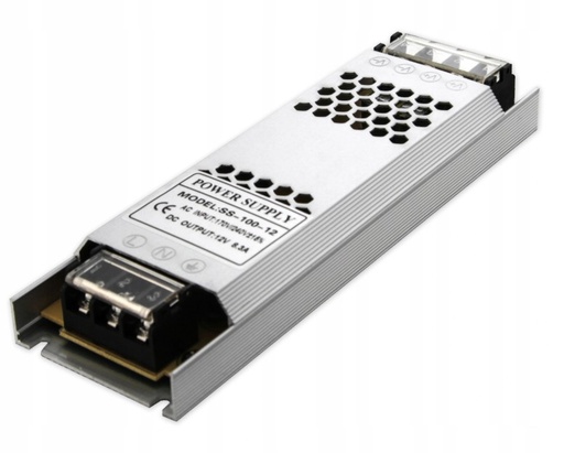 [381322] Virtalähde 12V, 100W, slim
