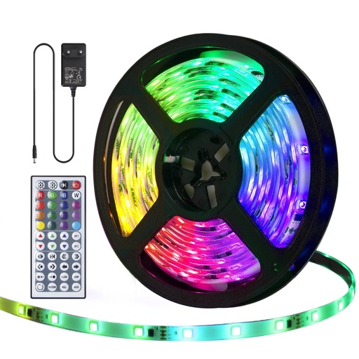 [210618] Digital LED-remsa 5m, fjärrkontroll IP65