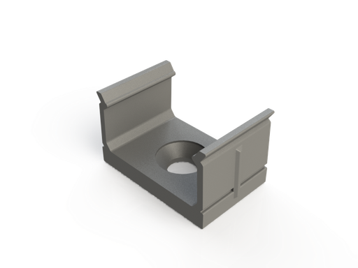 [999100] Monterings clips ledlist plast 9X16