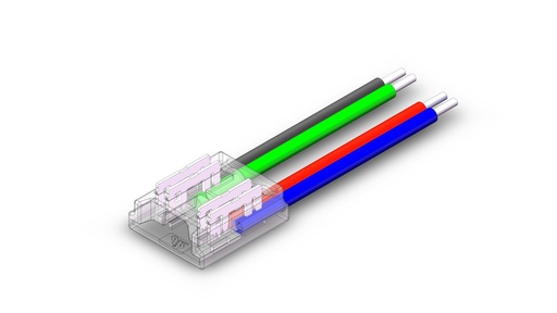 [033636] Nauhasta ohjaimelle RGB COB 4pin 10mm