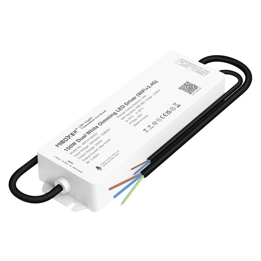 [182791] Mi-light WP2-P150V24 150W Kaksoisvalkoinen ohjain muuntajalla IP67 (WiFi+2.4G)