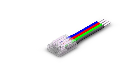 [032974] Nauhasta ohjaimelle RGB SMD 4pin 8mm