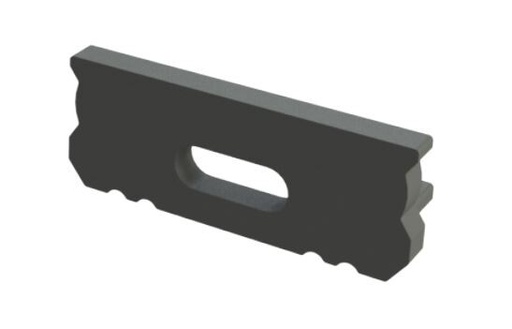 [129647] Änd kåpa svart 6mm till Alumimium LED List